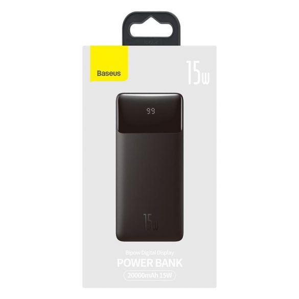 Powerbank Baseus Bipow Digital 1bas5W PD QC 3.0 + PD 20000 mAh - Negru