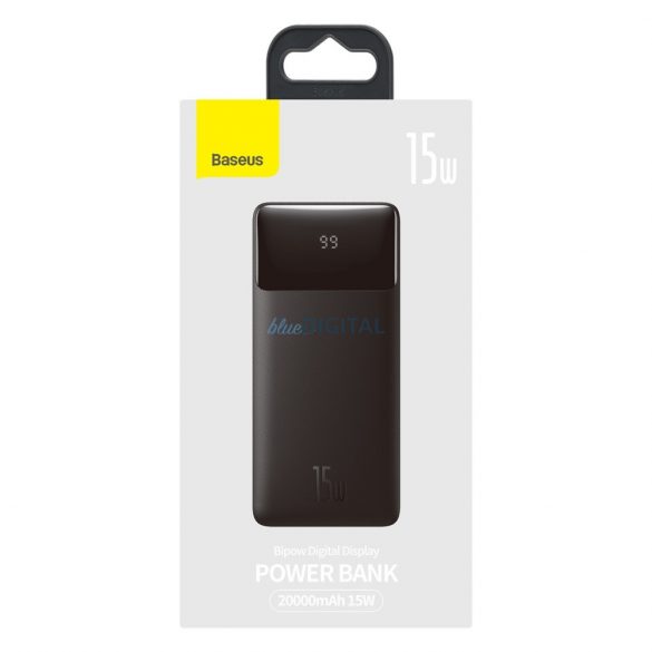 Powerbank Baseus Bipow Digital 1bas5W PD QC 3.0 + PD 20000 mAh - Negru