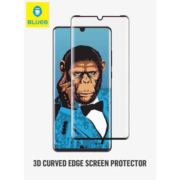 Samsung S20 Blueo 3D Corning Gorilla HD (adeziv complet) Film de sticlă + Consolă - Transparent