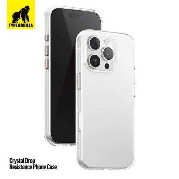 Apple iPhone 16 Pro Max TG Crystal Anti-Drop Back Cover - Transparent