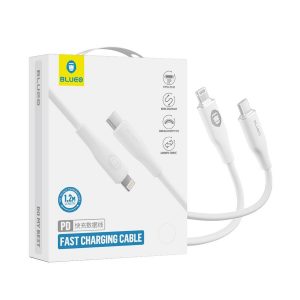 Cablu de date Blueo PD Lightning 20W 1.2M - Alb