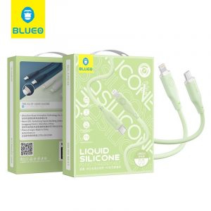 Cablu de date Blueo Silicon Liquid PD Lightning 20W 1.2M - Var