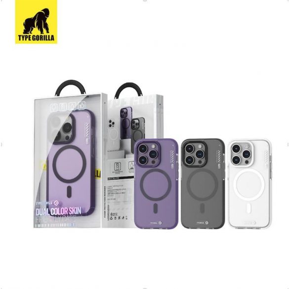 Husa din spate Apple iPhone 14 Pro TG Dual Color Skin Magsafe - Husa violet