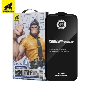 Apple iPhone 15 Pro TG ESD King Kong Corning Gorilla 2.5D Folie sticlă - Negru