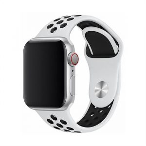 Curea de ceas Apple iWatch Devia Delux Sport 2 38/40mm - Alb/Negru