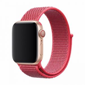 Curea ceas Apple iWatch Devia Delux Sport 3 38/40mm - Hibiscus