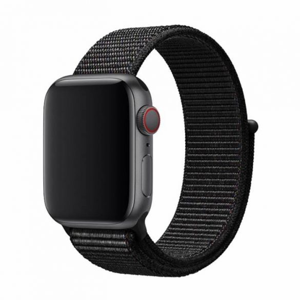 Curea de ceas Apple iWatch Devia Delux Sport 3 38/40mm - Negru