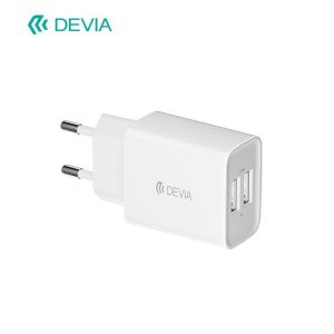 Încărcător de rețea Devia RLC-526 Smart 2.4A 2xUSB - Alb