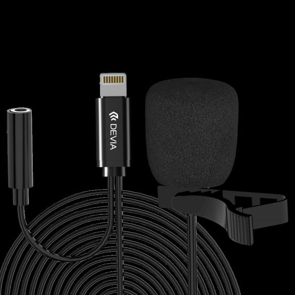 DEVIA EM065 Microfon Smart USB Lightning Audio - Negru