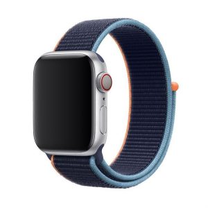 Curea de ceas Apple iWatch Devia Delux Sport 3 38/40/41 mm - Albastru închis