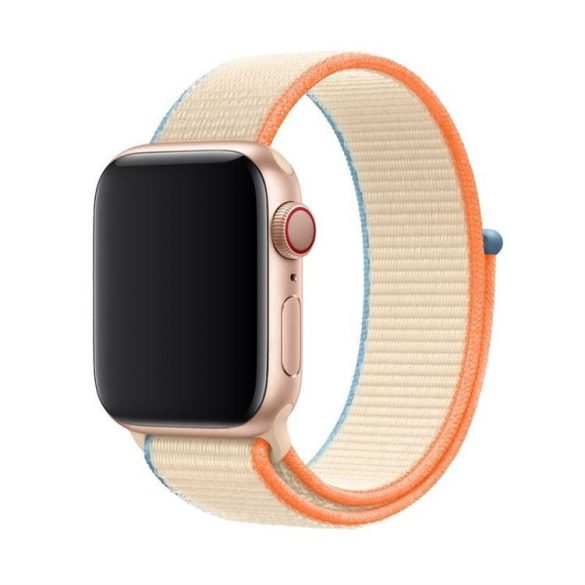 Curea de ceas Apple iWatch Devia Delux Sport 3 42/44/45mm - Crem