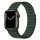 Curea de ceas Apple iWatch Devia Delux Sport 3 cu magnet din silicon 38/40/41 mm - verde închis