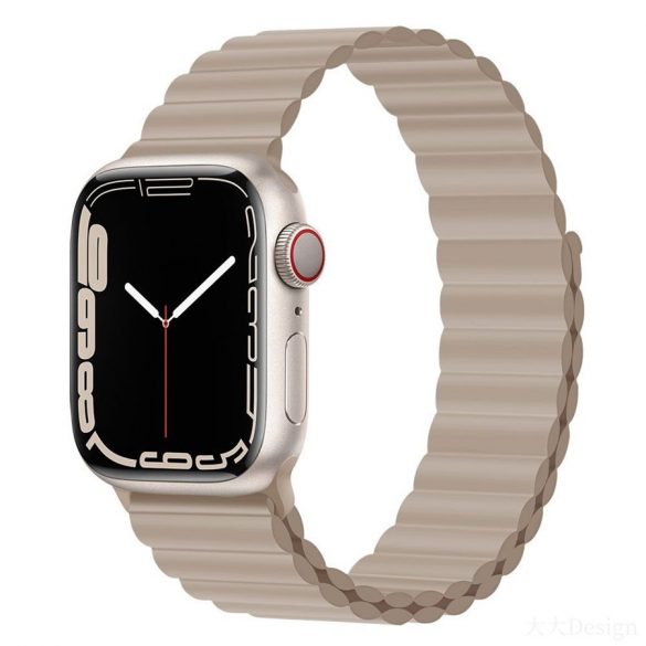 Apple iWatch Devia Delux Sport 3 Curea de ceas cu magnet siliconic 38/40/41 mm - kaki