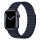 Apple iWatch Devia Delux Sport 3 Curea de ceas cu magnet din silicon 42/44/45 mm - Albastru închis