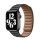 Curea de ceas Apple iWatch Devia elegantă din piele în două culori 38/40/41 mm - negru