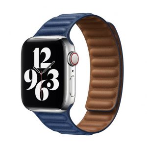 Curea de ceas Apple iWatch Devia elegantă, în două tonuri, 38/40/41 mm - Albastru închis