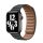 Curea de ceas Apple iWatch Devia elegantă din piele în două culori 42/44/45 mm - negru