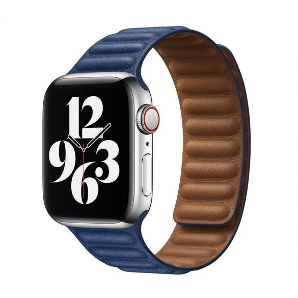 Curea de ceas Apple iWatch Devia elegantă, în două tonuri, 42/42/45 mm - Albastru închis