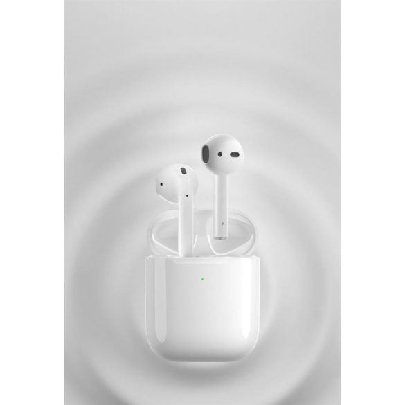 Devia EM053 Kintone Airbuds TWS Căști Bluetooth 5.2 - alb