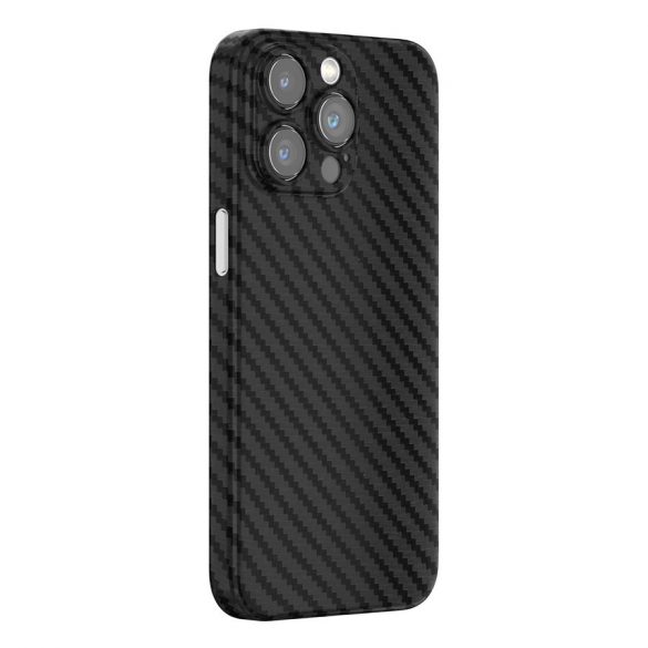 Apple iPhone 15 Devia Wing Ultra Slim Husă MATT spate - Carbon