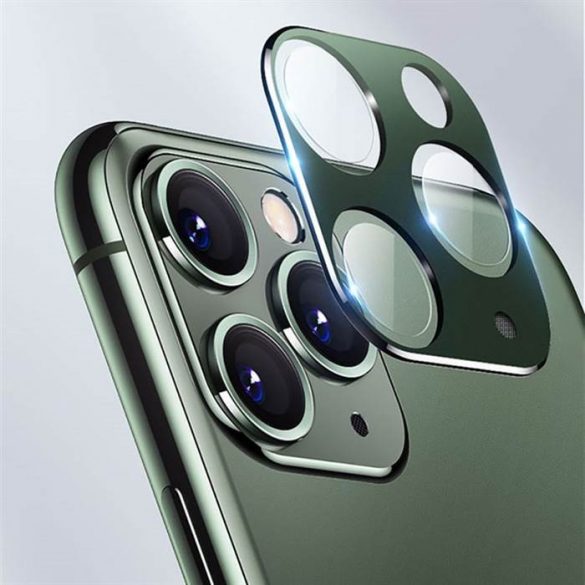 Apple iPhone 11 Joyroom JR-PF043 Knights 3D Metal Camera Film de protecție din sticlă - Aur