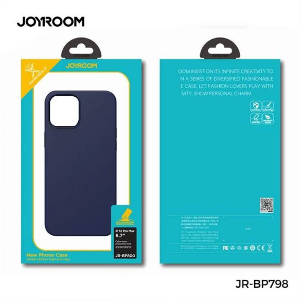 Husă din spate din silicon lichid Apple iPhone 12 Mini JOYROOM JR-BP798 - neagră