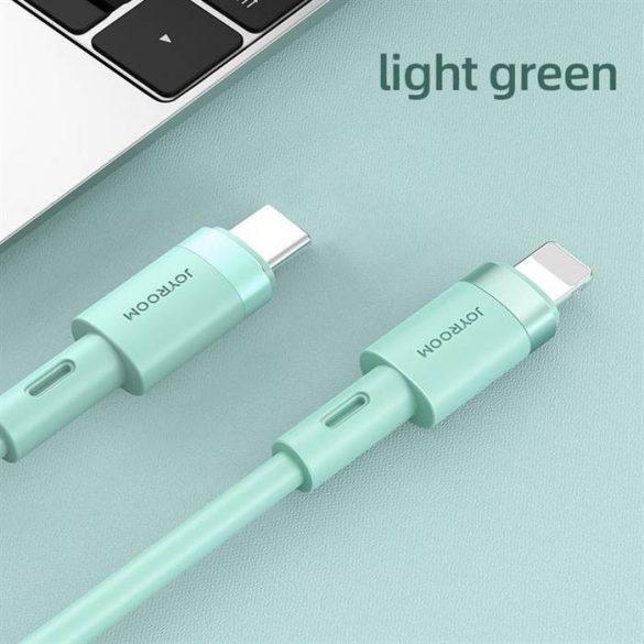 Cablu de date Joyroom S-1230N9 PD USB Type-C 3A 1.2M - Verde deschis