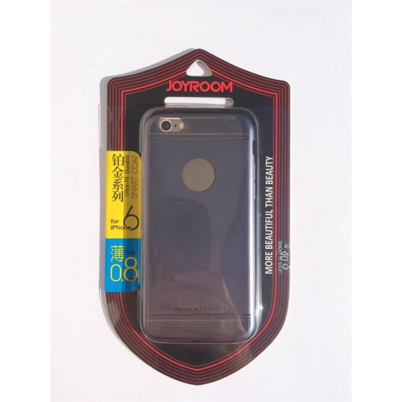 Apple iPhone 6/6s JOYROOM Model monocrom + husă de praf TPU - Grafit