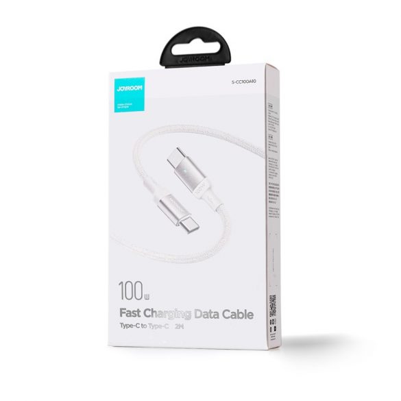 Cablu de date Joyroom S-CC100A10 PD USB Type-C 100W 2M - alb