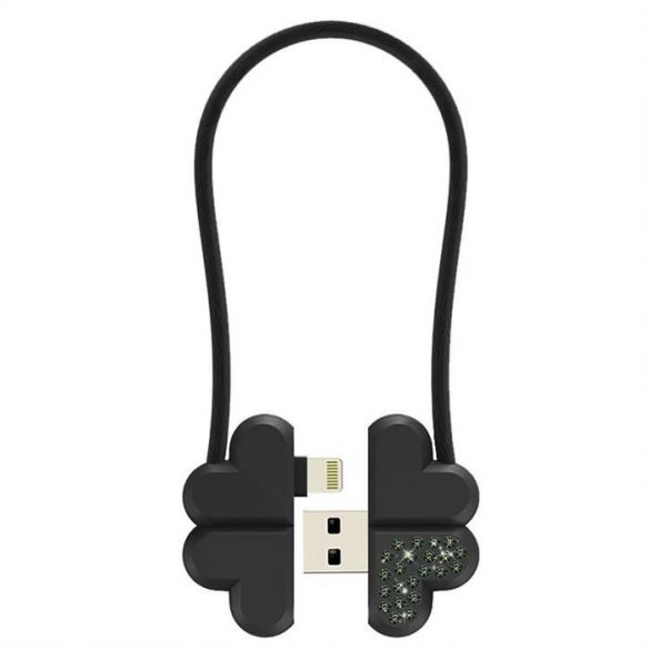 Cablu de date Joyroom S-L125 Lucky Clover Micro USB 0,2M - negru