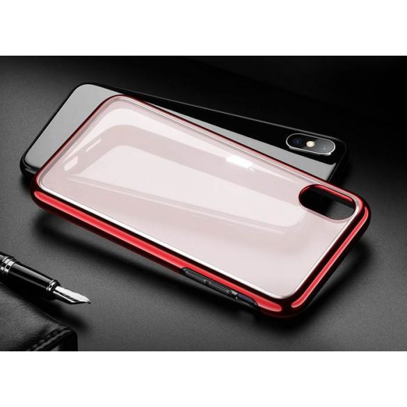 Apple iPhone X JOYROOM JR-BP358 Pairy TPU Husă spate - Argint