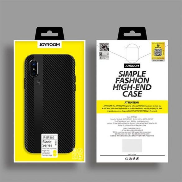 Husa din spate Blade Apple iPhone X JOYROOM JR-BP369 - Aur