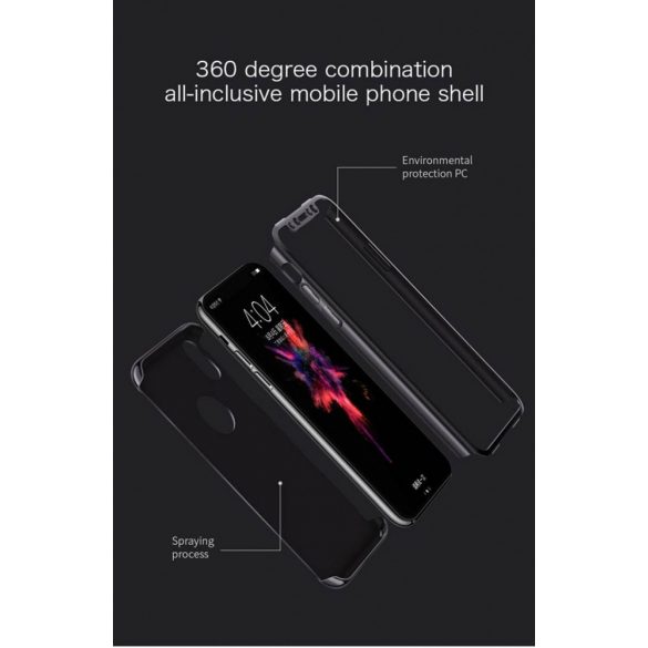 Husă din spate Apple iPhone X JOYROOM JR-BP419 Beetles 360 - roșu