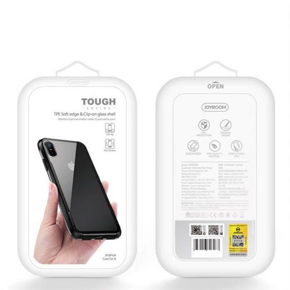 Apple iPhone X JOYROOM JR-BP434 Husă spate rezistentă - negru