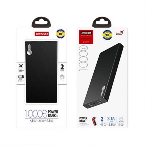 Joyroom D-M191 Powerbank delicat de 10000 mAh - roșu