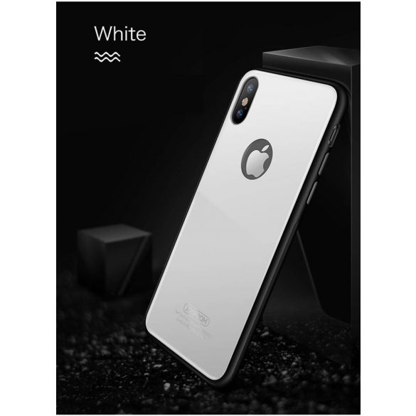 Apple iPhone XS JOYROOM JR-BP519 Crystal sticlă Husă spate - Alb