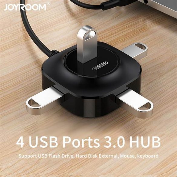 Adaptor HUB JOYROOM S-M371 4in1 USB 2.0 1M - Alb