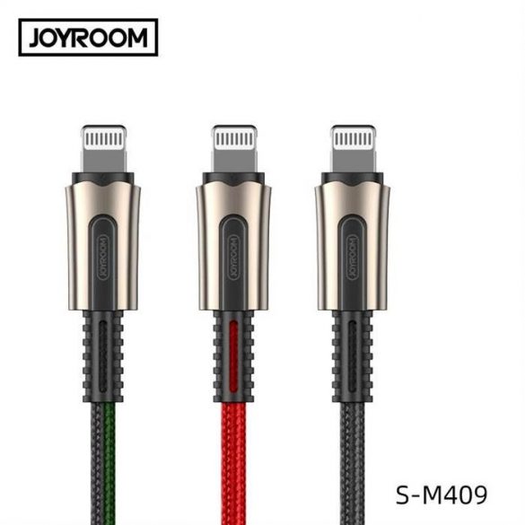 Cablu de date Joyroom S-M409 Knight PD 3A 1.2M MFI - negru