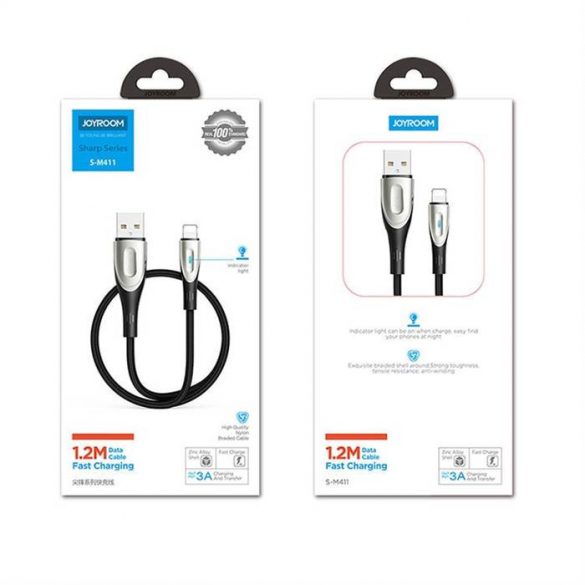 Cablu de date Joyroom S-M411 3A Micro USB 3M - negru