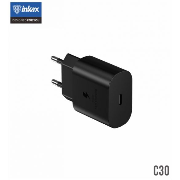 INKAX C30 PD 25W PD Cap de încărcare la rețea - Negru