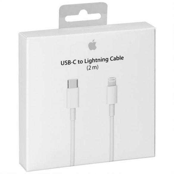 Apple MKQ42ZM/A Cablu de date USB Type-C/Lightning 2M - Alb