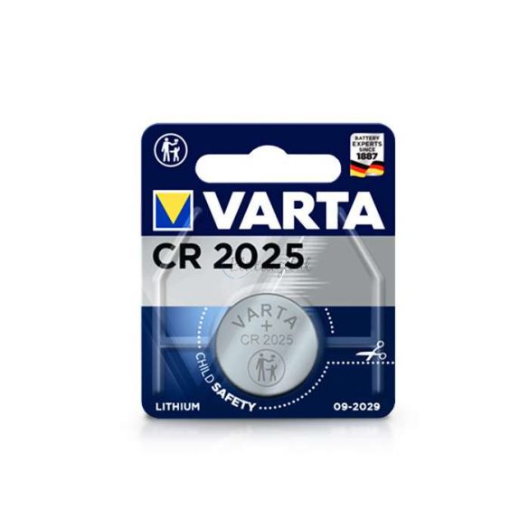 Pilă monedă cu litiu Varta CR2025 - 3V - 1 buc/pachet