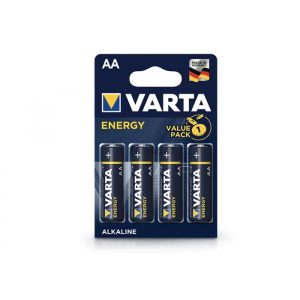 VARTA Energy Baterii alcaline AA pentru creioane - 4 per pachet