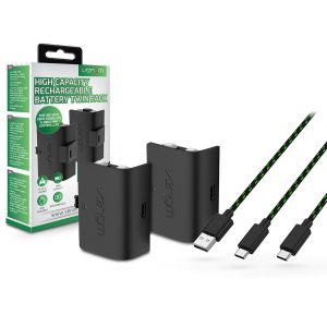 Venom VS2883 Xbox Series S/X&One negru baterie de mare Husăitate (1100mAh) (2 buc)+3m cablu de încărcare